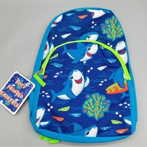 Shark Adventure Kids Backpack - Blue Boys